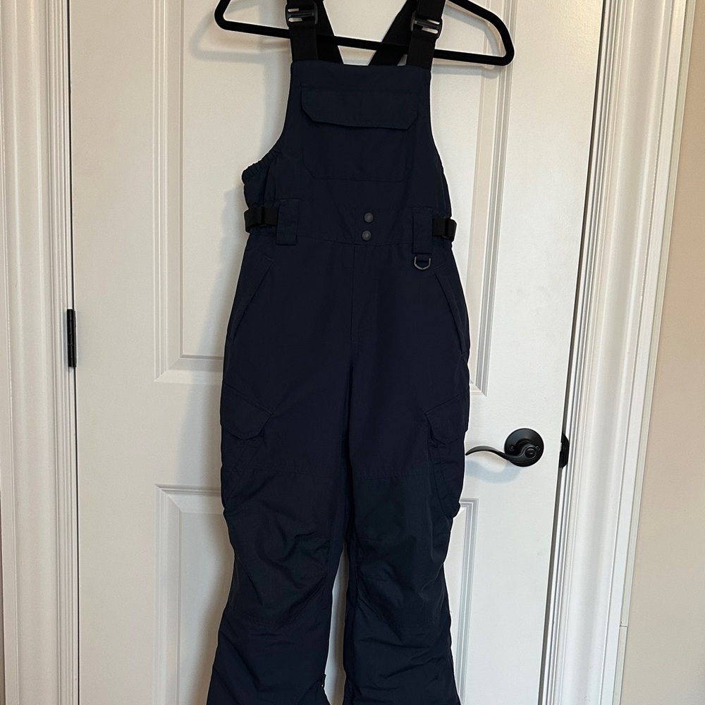 Lands' End kids squall iron knee waterproof snow bibs